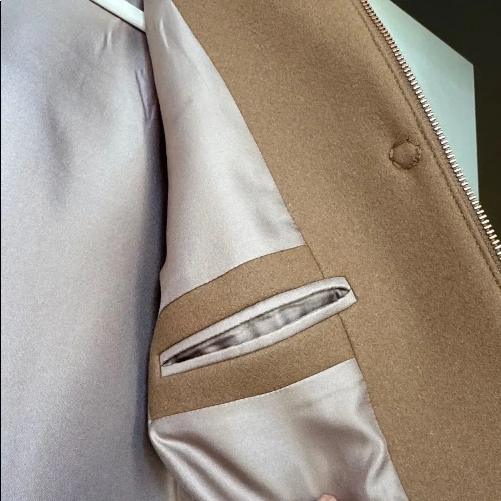 Wool Blend Lined Hooded Coat By J. Crew